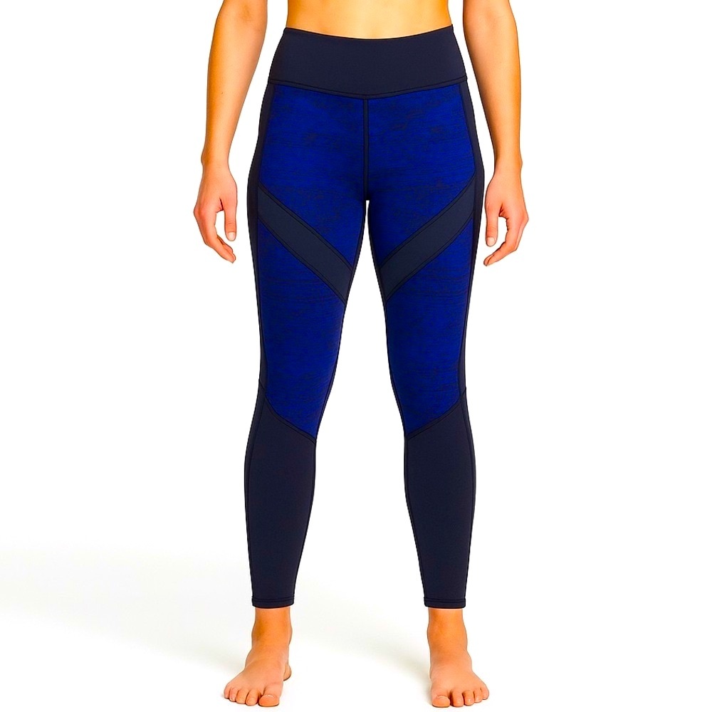 Threads 4 Thought Blue Black High Waist Leggings XS Activewear